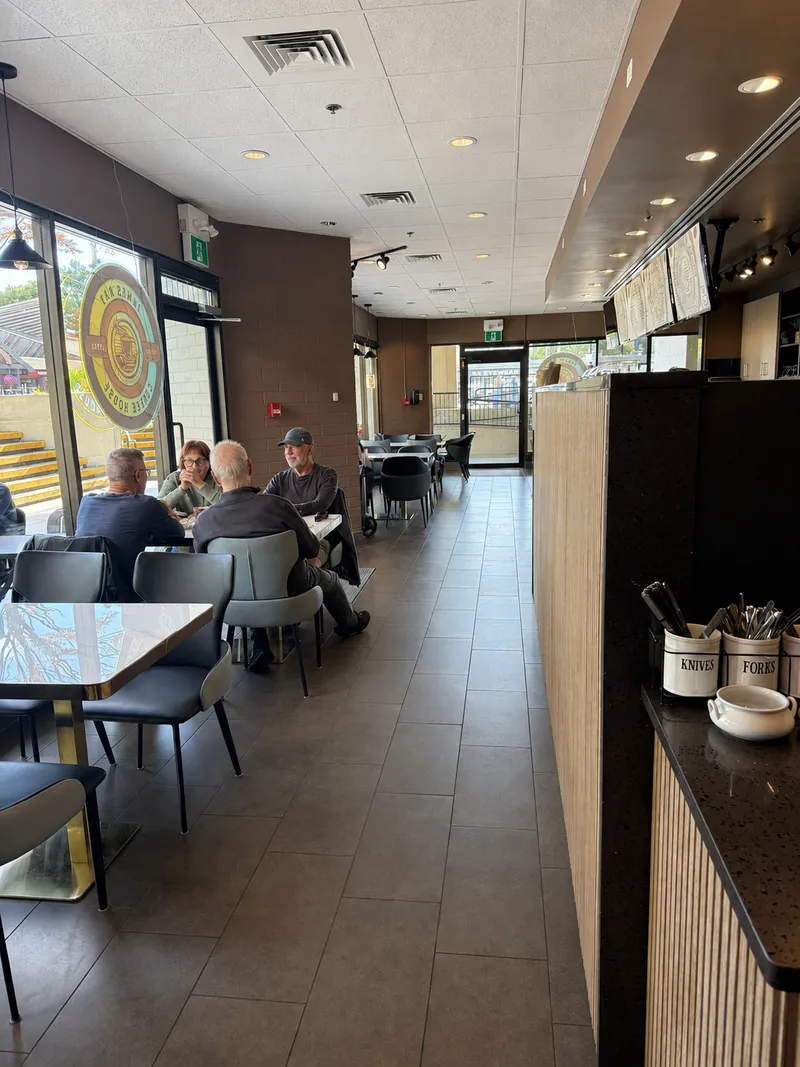 Seating inside James Bay Coffee House